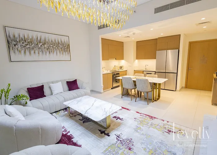 Spacious Modern 2Br With Partial Burj Khalifa View