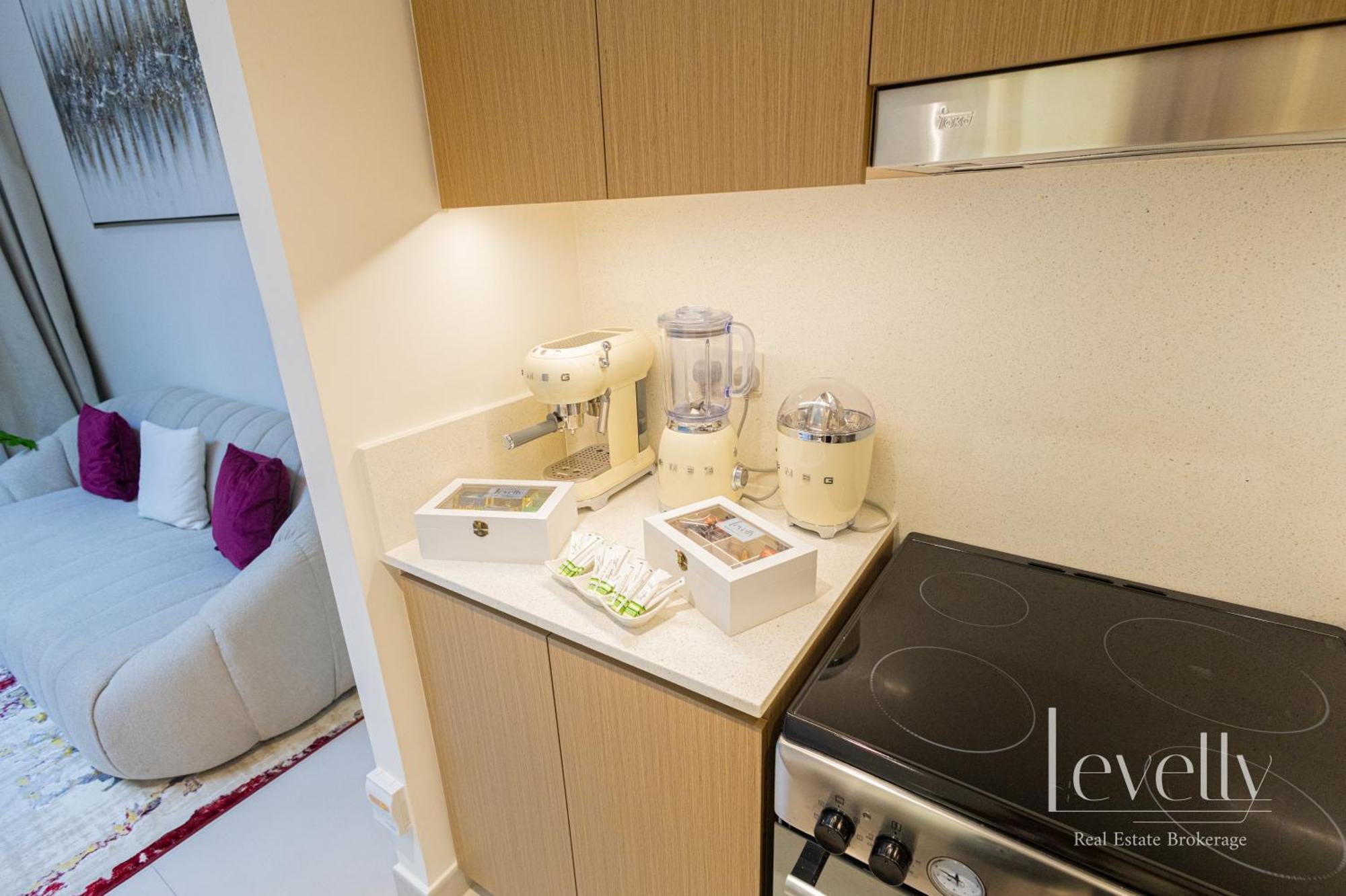 Spacious Modern 2br With Partial Burj Khalifa View Appartement Dubai